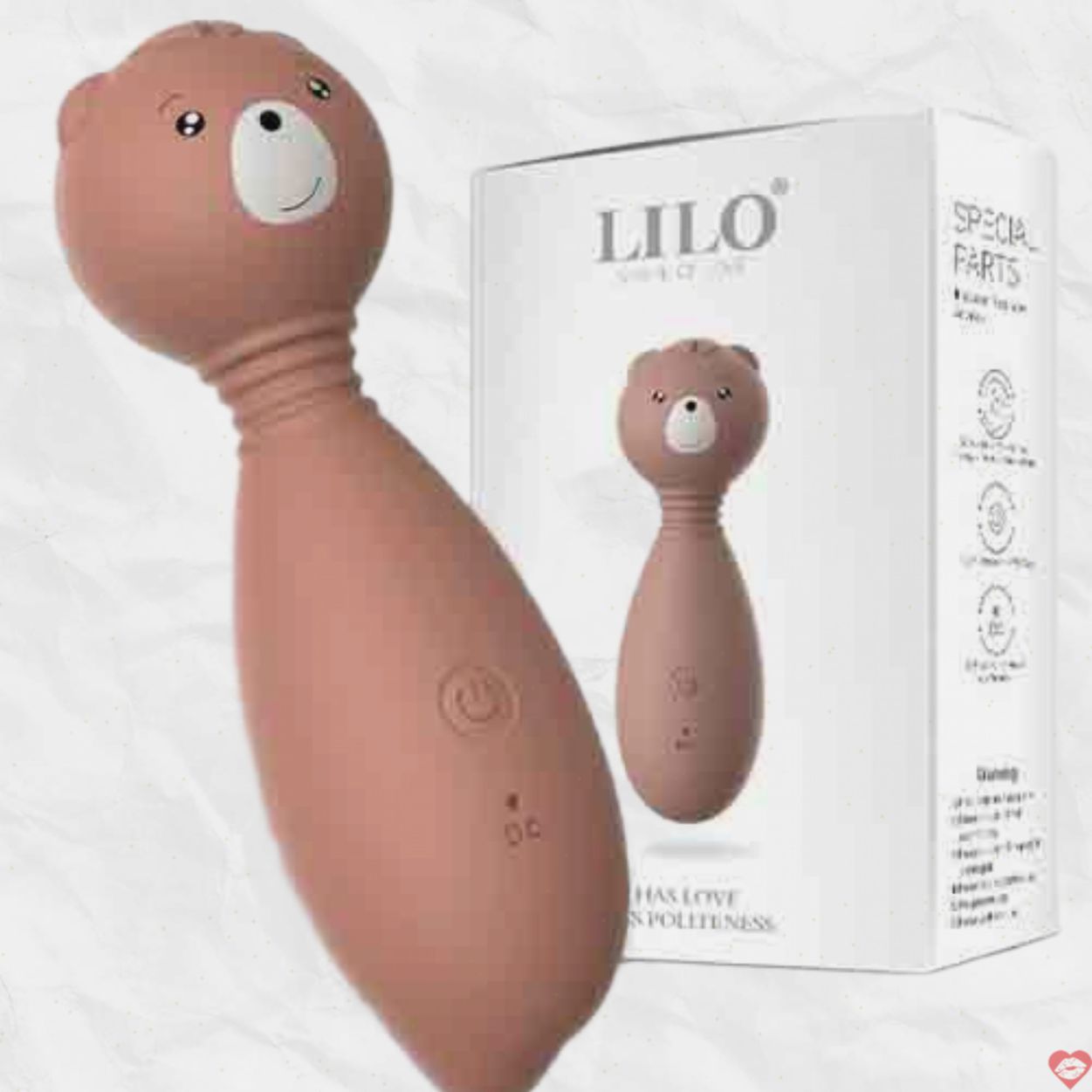 Chày rung massage gấu LiLo 12 chế độ siêu thư giãn giá rẻ 