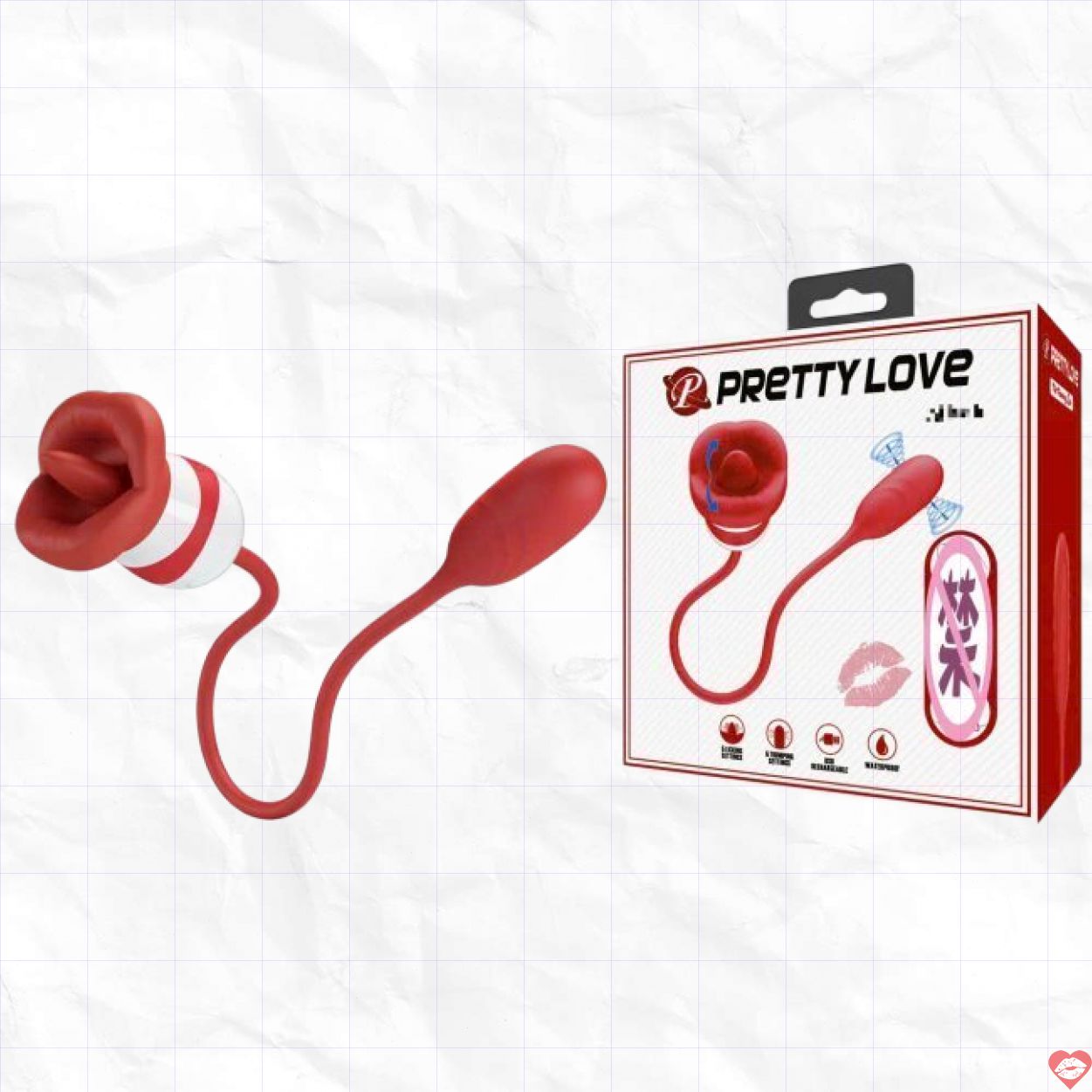 Trứng rung PrettyLove 2 đầu cao cấp kích thích cực mạnh 