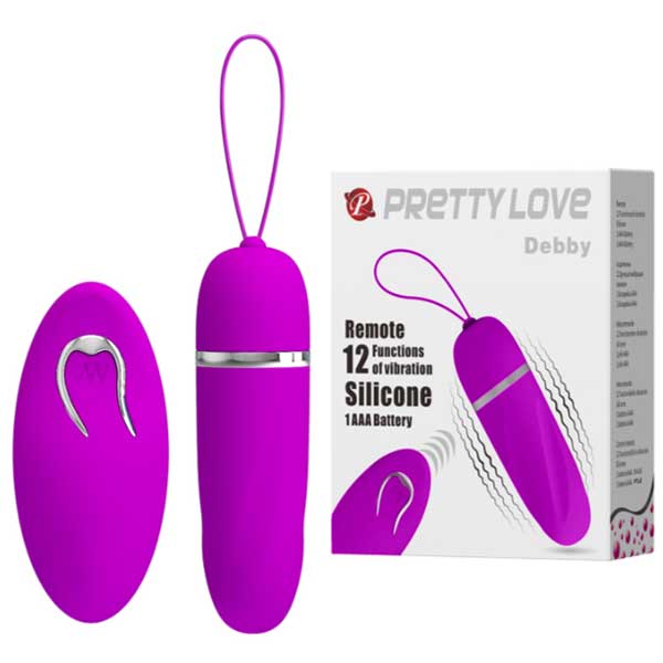 Trứng Rung Pretty Love Debby – 12 Chế Độ Rung – Điều Khiển Từ Xa
