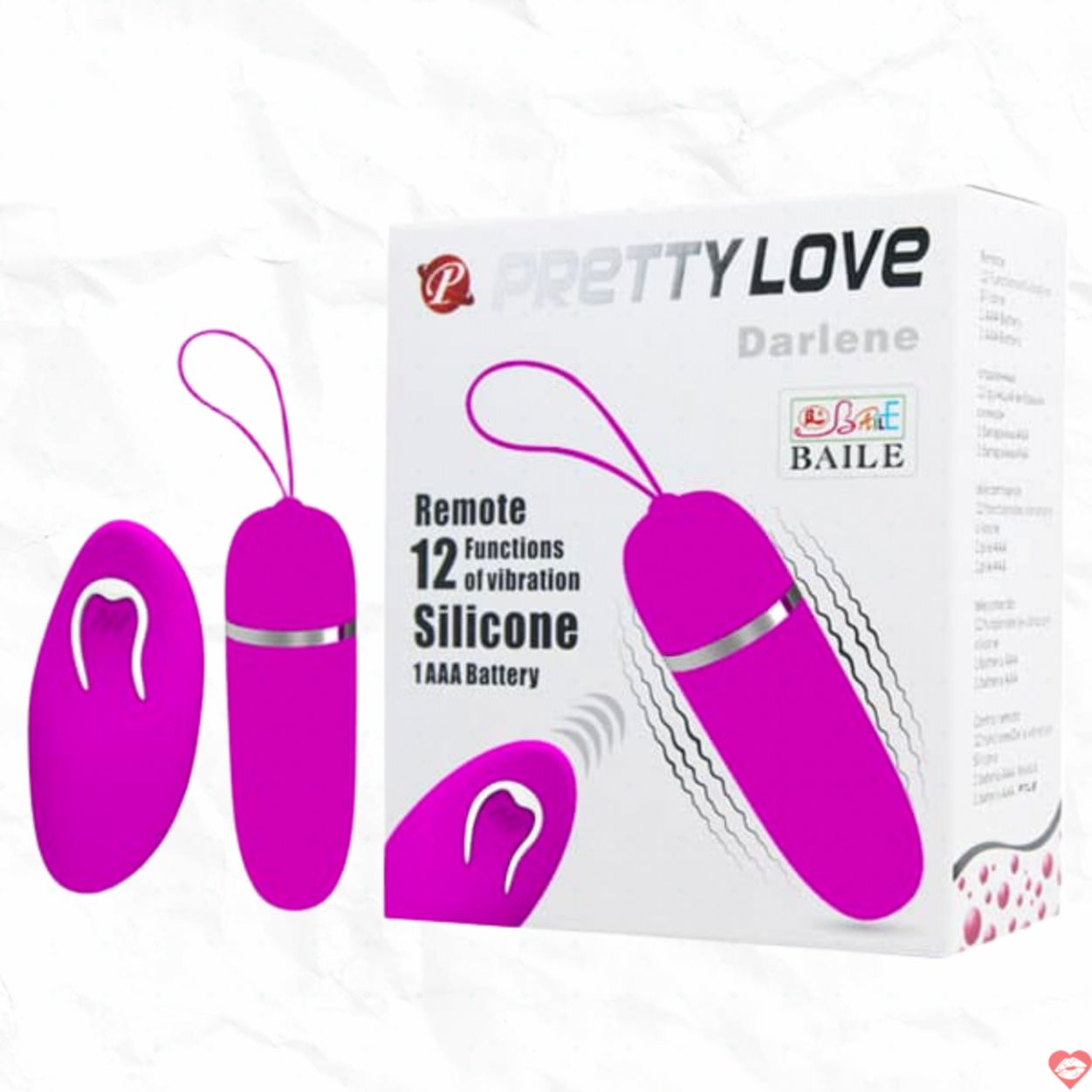 Trứng Rung Pretty Love Darlene Điều Khiển Xa 12 Chế Độ Rung Sướng 
