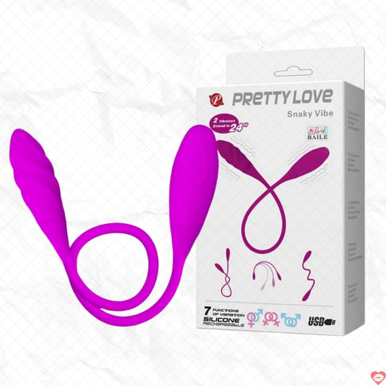 Trứng Rung Pretty Love Snaky Vibe 7 Chế Độ Sạc Tiện Lợi 
