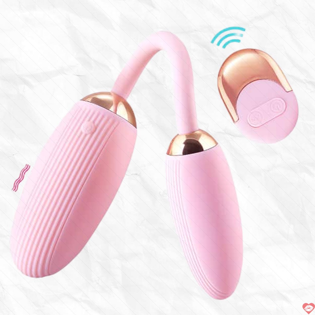 Trứng rung Ankni 2 đầu điều khiển từ xa, cảm giác sướng mê 