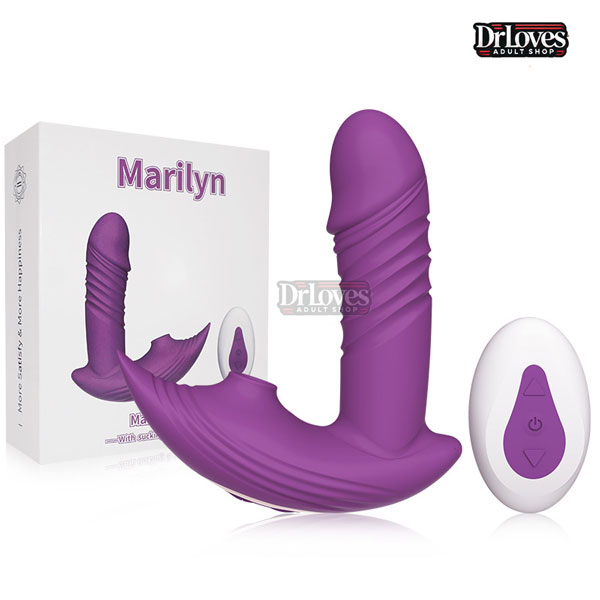 Máy Rung Marilyn Hình Dương Vật Có Mút Điểm G