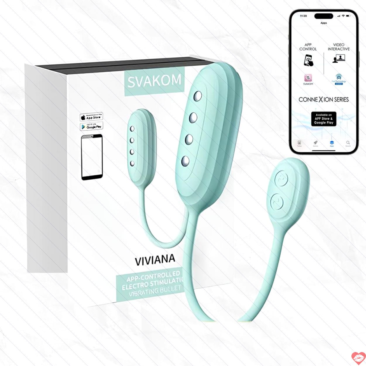 Trứng rung sốc điện Viviana kết nối App siêu phê, dễ dùng 