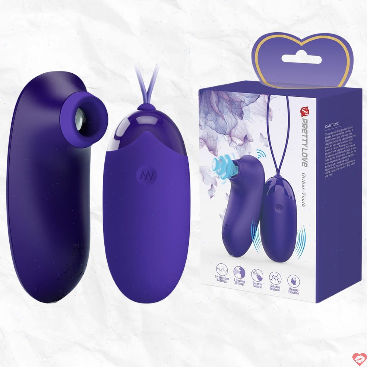 Máy Hút Âm Vật Mini Pretty Love Orthus Youth Trứng Rung Đa Chức Năng 