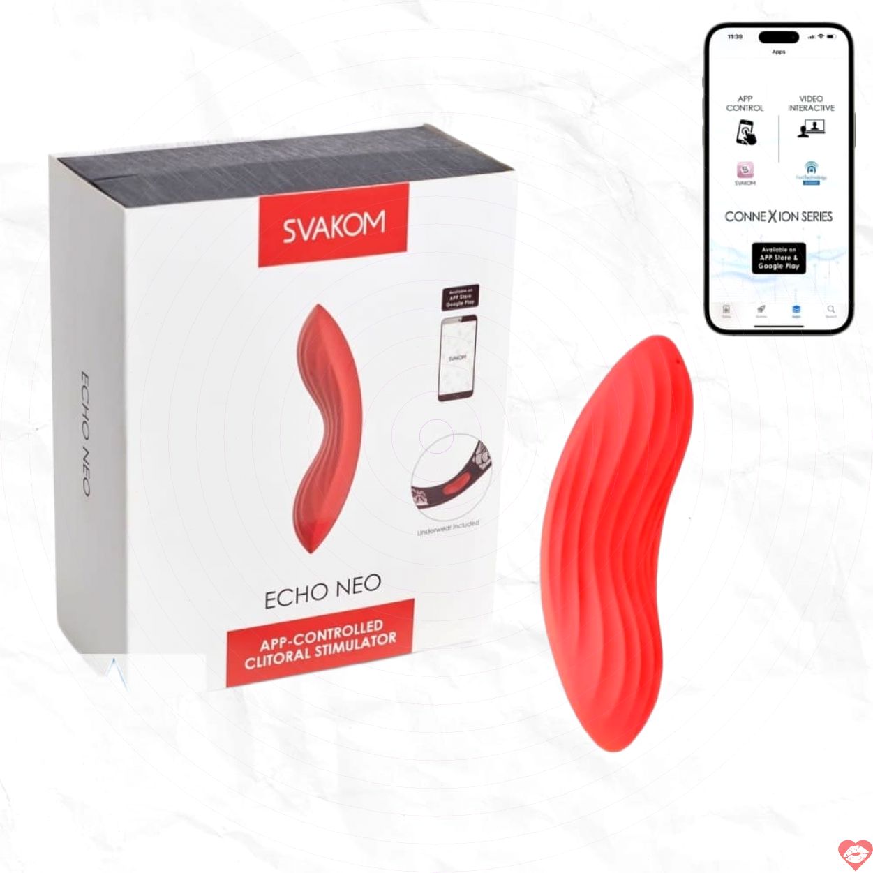 Máy rung mini Svakom Echo Neo cao cấp điều khiển App tiện lợi 