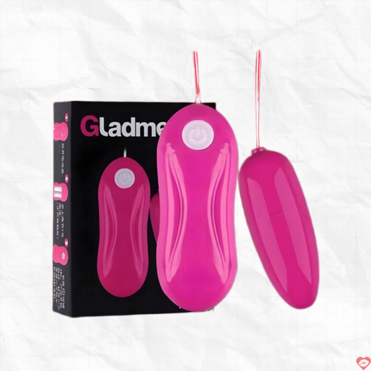 Trứng rung 1 đầu nhỏ gọn 12 chế độ Gladme