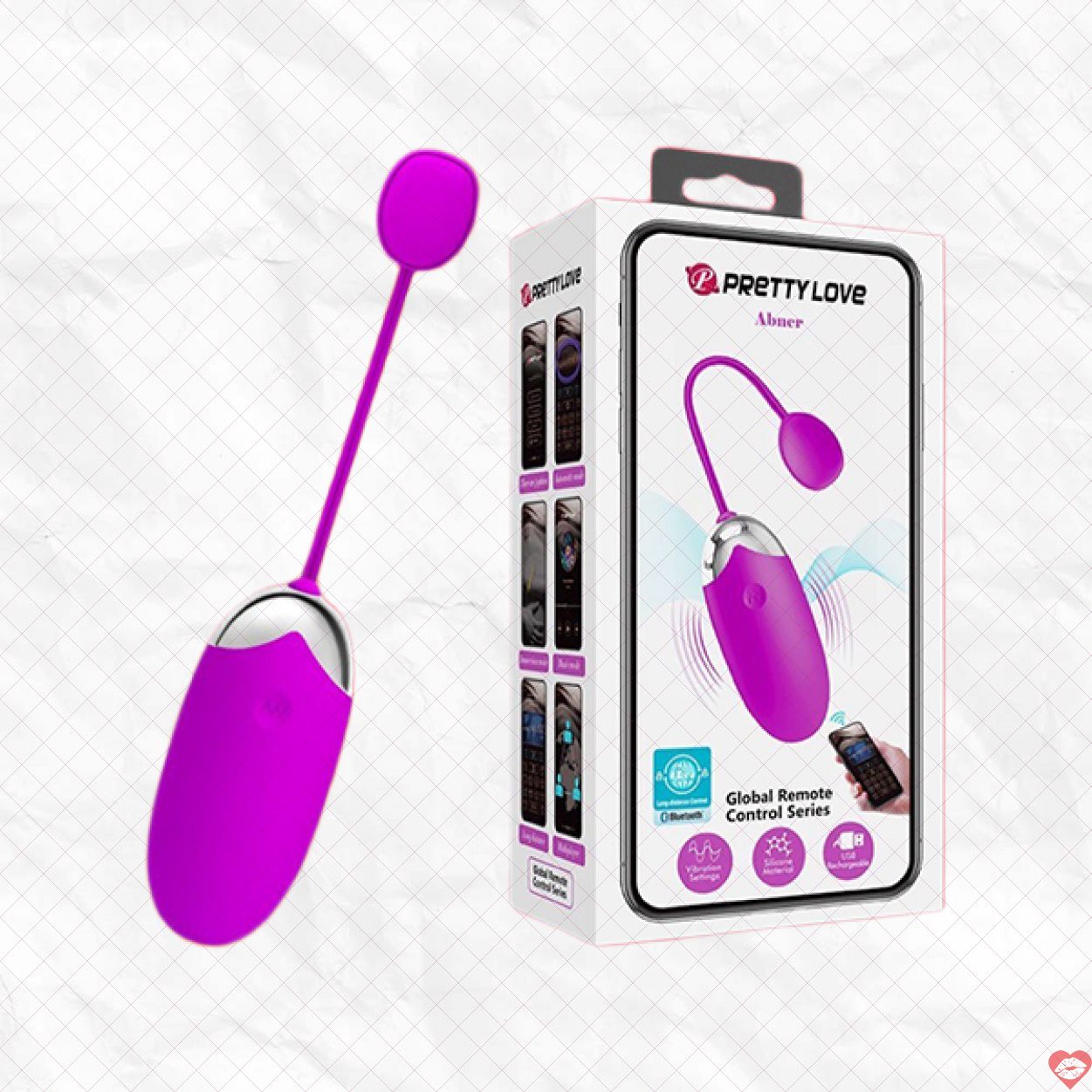 Trứng Rung Pretty Love Điều Khiển App Kích Thích Tình Yêu 