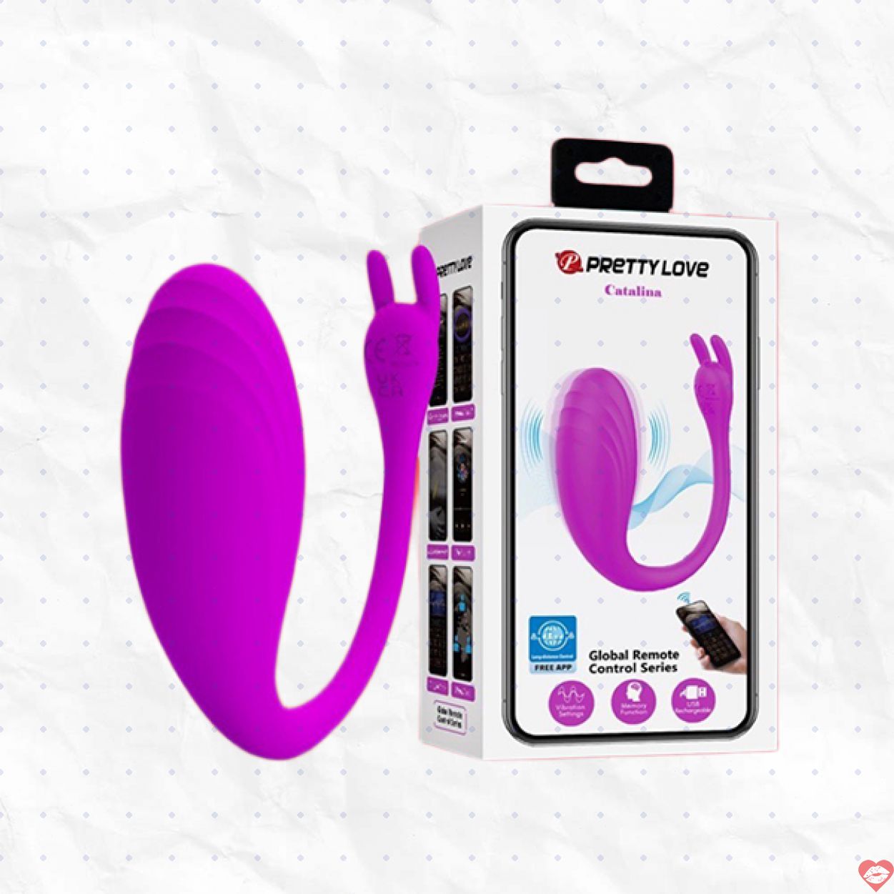 Trứng Rung Pretty Love Catalina Điều Khiển App Kích Thích Mua 