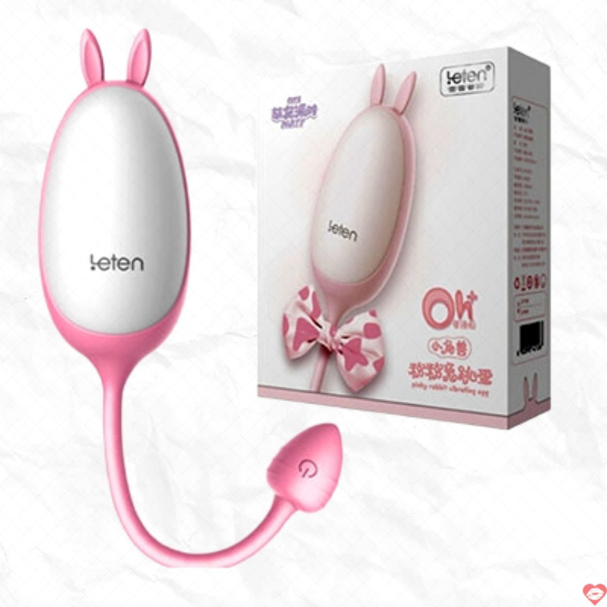 Trứng rung Leten tai thỏ mềm mại 7 chế độ tăng khoái cảm 