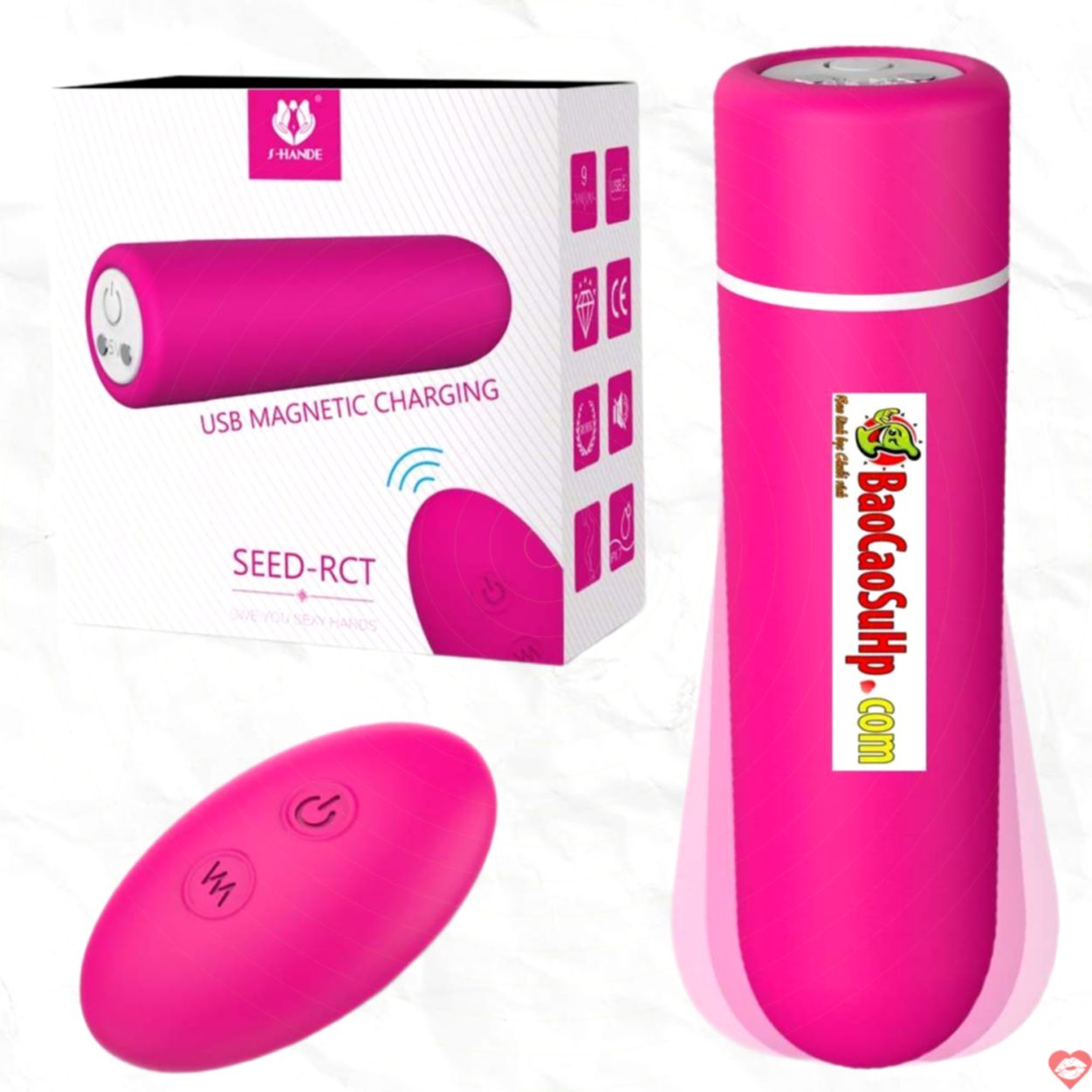 Trứng Rung Shand Seed Mini Điều Khiển Xa Siêu Mạnh Kích Thích