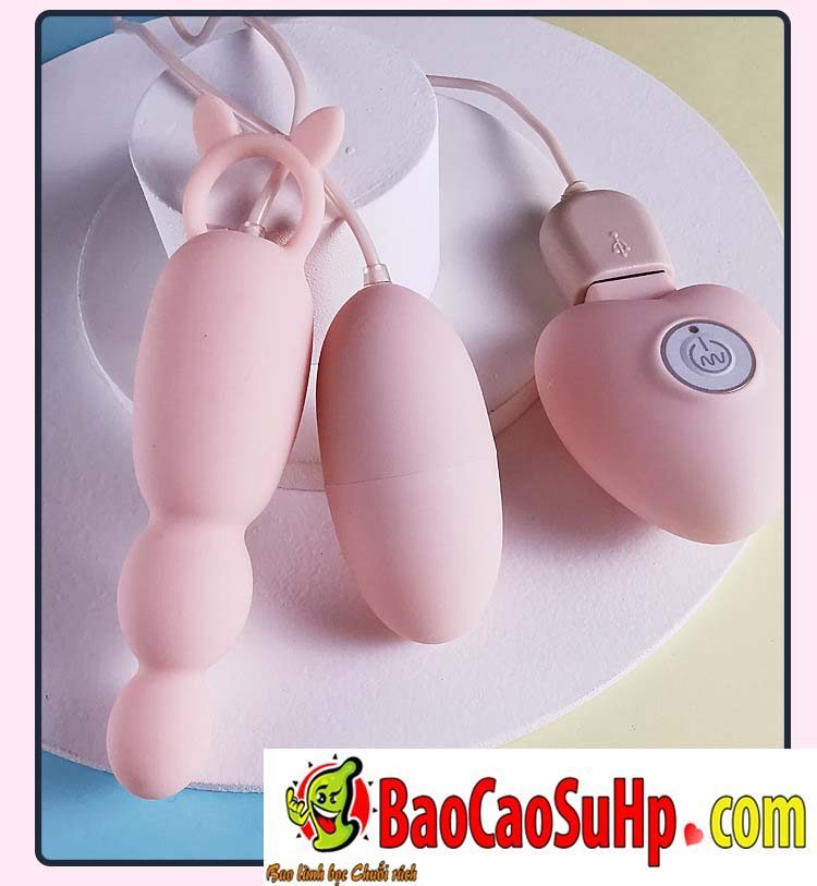 Trứng rung ROSELEX Helga 2 quả sạc USB điều khiển tiện lợi giá tốt