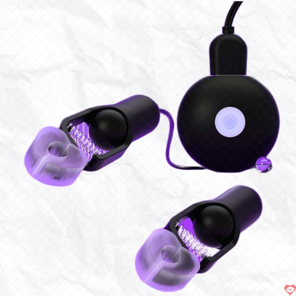 Kẹp ti Galaku Sonic PAM mềm mại rung đa chế độ kích thích mua ngay 
