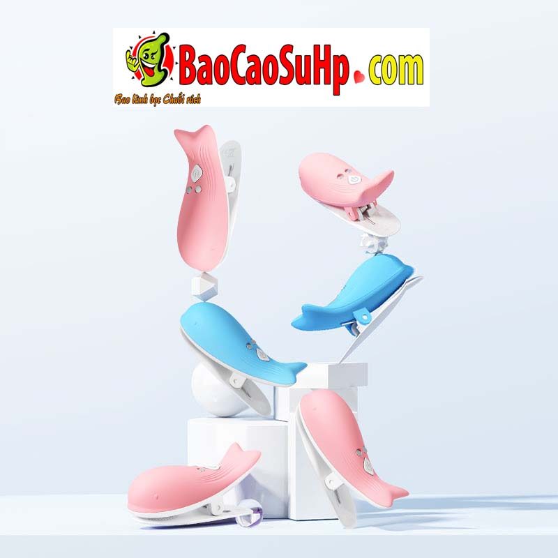 Kẹp ti điều khiển từ xa Jiuuy Mini Dolphin đa tần số massage ngực