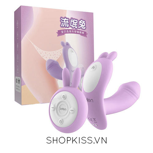 Dương vật mini tai thỏ bỏ trong quần lót điều khiển xa cực độc