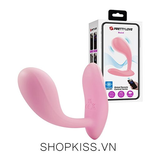 Trứng rung gắn quần lót massage điểm G Prettylove Baird  – Điều khiển xa qua app