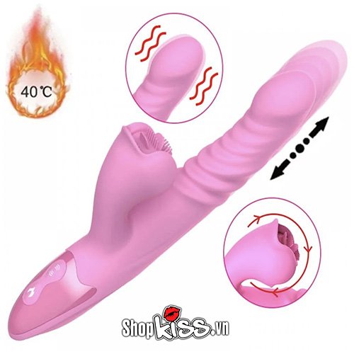Máy massage điểm G và âm vật đa năng Dibe – Rung thụt ngoáy xoay tỏa nhiệt