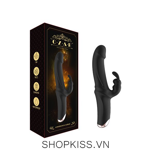 Dụng cụ massage điểm G và âm vật CZAR rung 10 tần số