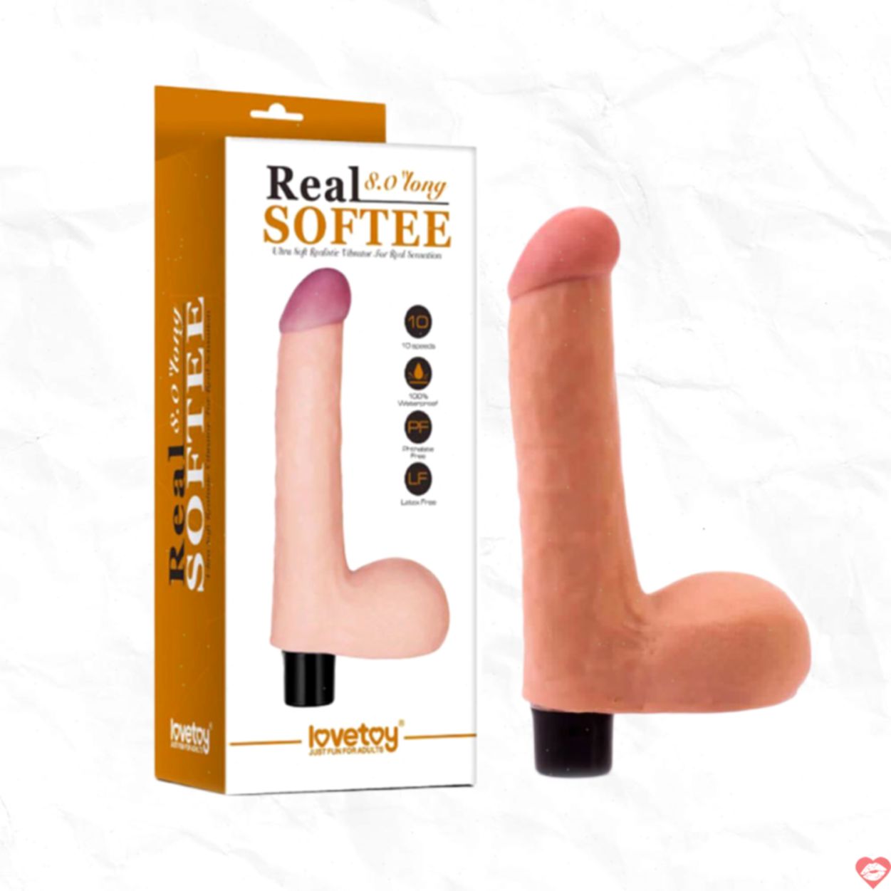 Lovetoy Real Softee Dương Vật Giả Mềm Mượt Hàng Cao Cấp 