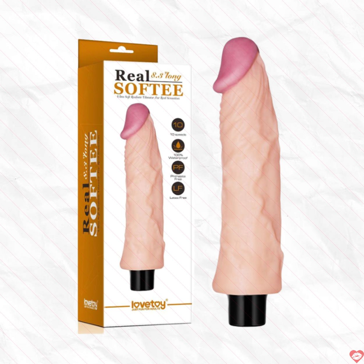 Dương vật giả Lovetoy Real Softee 8.3 Long siêu mềm mại, chân thực, giá tốt 