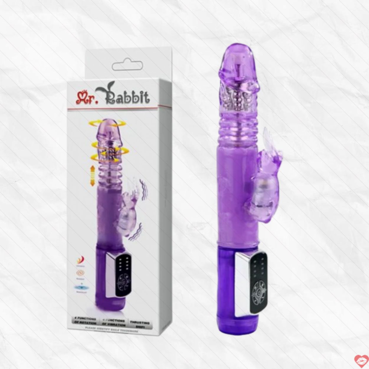 Baile Rabbit dương vật giả đa năng kích thích mạnh mẽ dễ dùng 