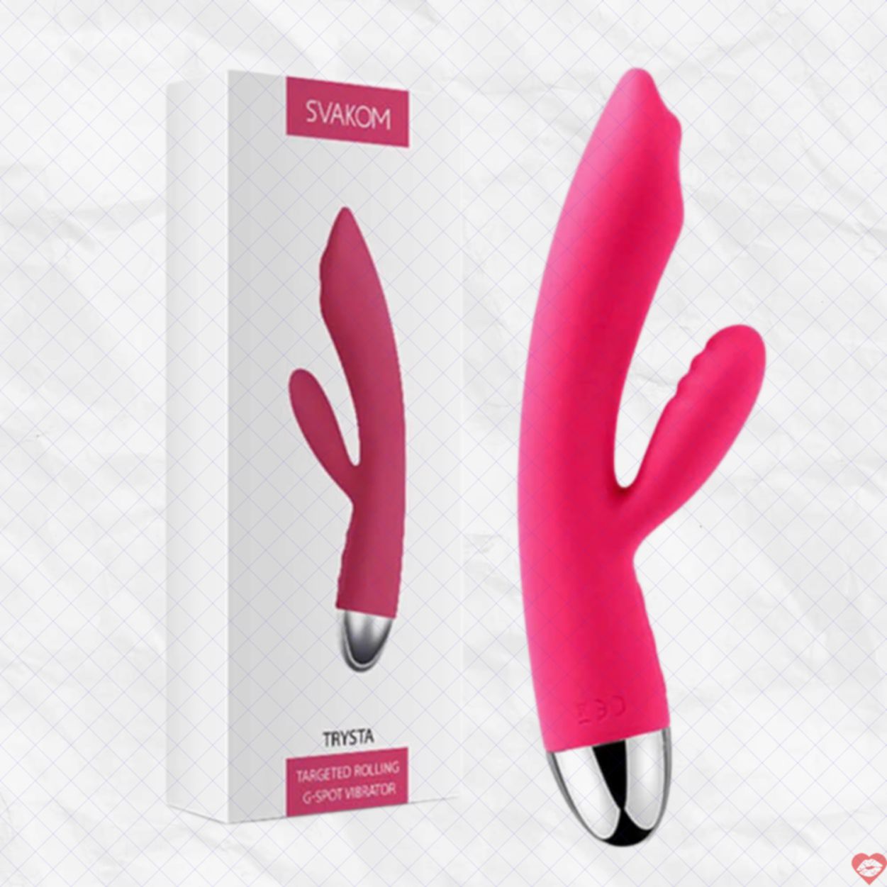 Dương vật giả Svakom Trysta Pink đa năng cao cấp kích thích mê ly 