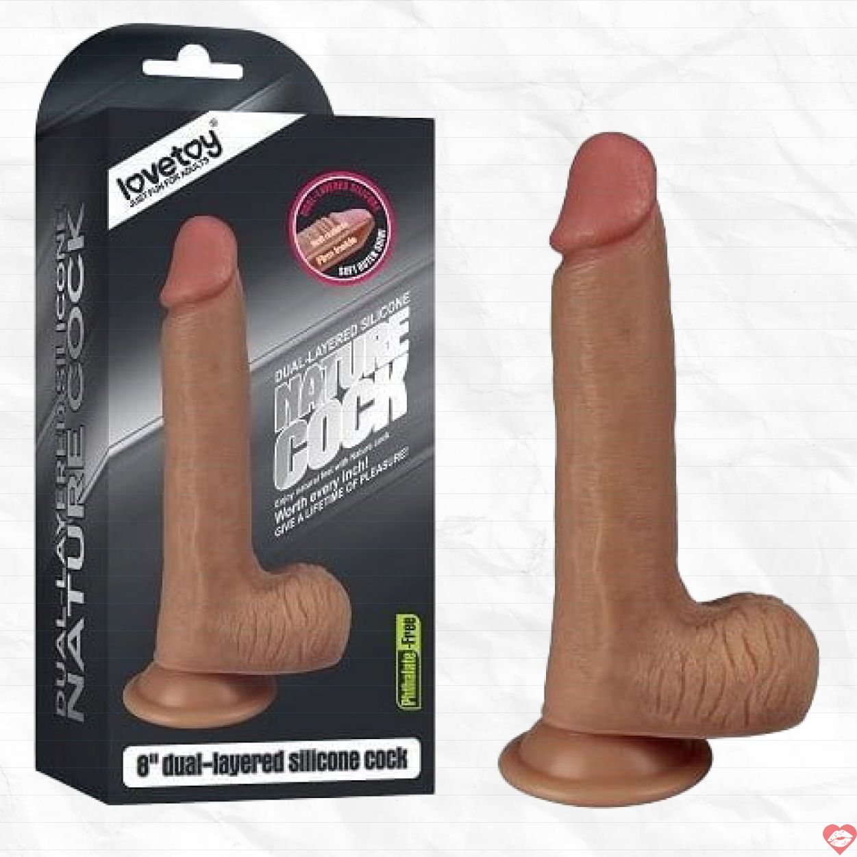 Dương Vật Giả Dán Tường Chuẩn 18CM - SHP560