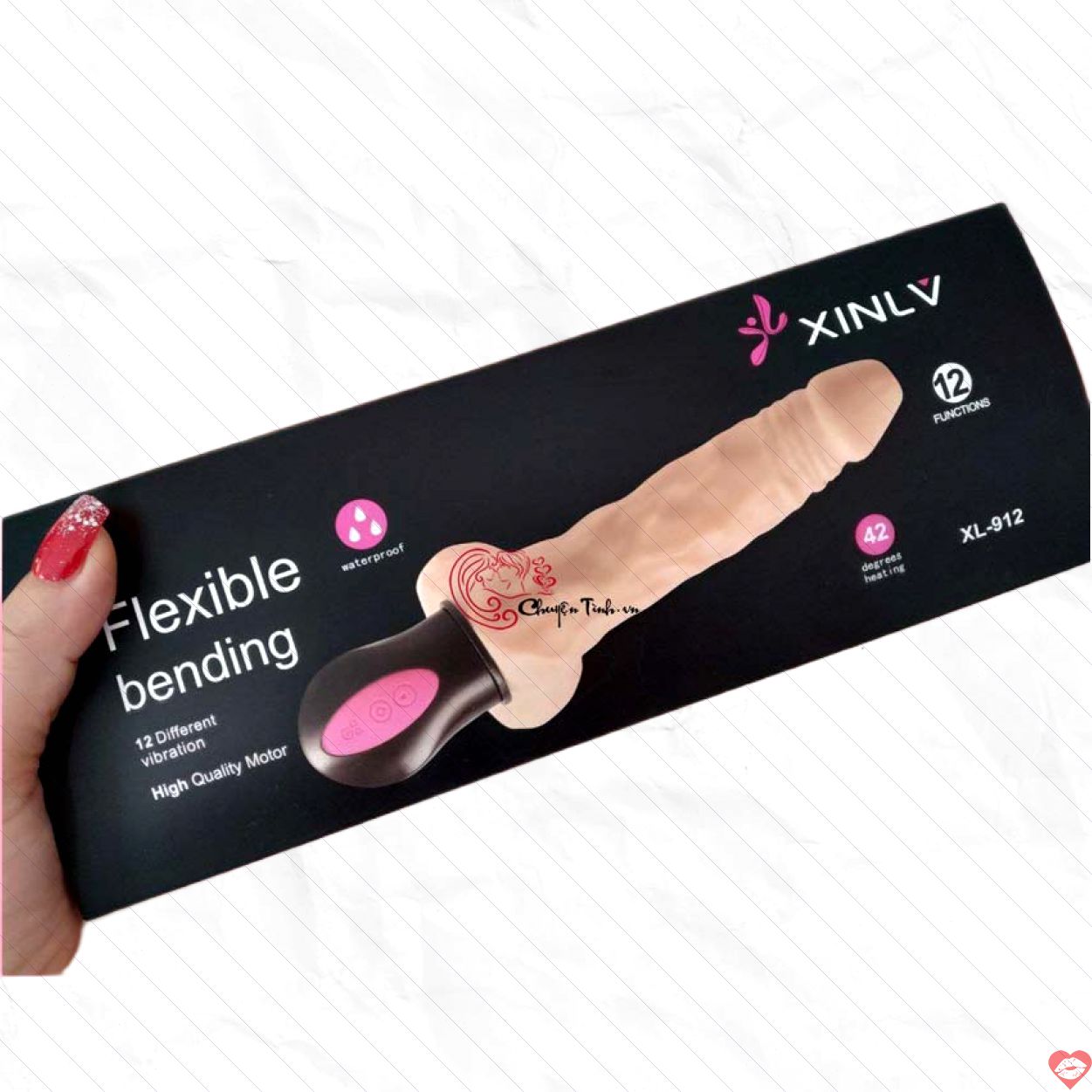 Dương Vật Giả Đa Năng Sưởi Ấm Flexible Bending