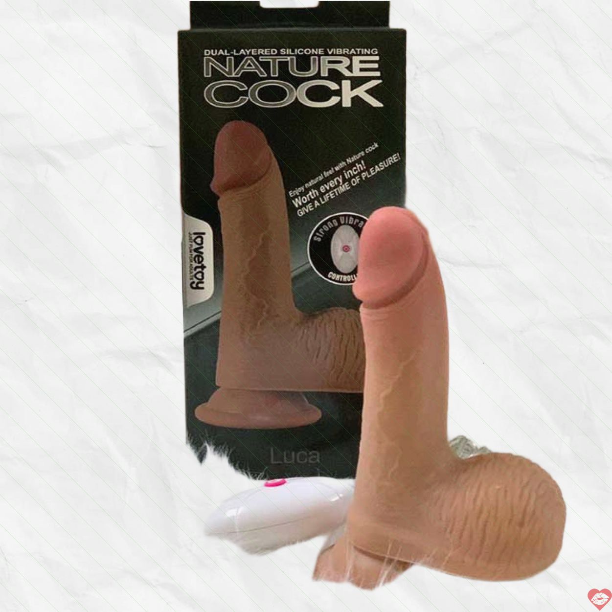Dương Vật Giả Luca Siêu Mềm Rung Cực Đã - Lovetoy 