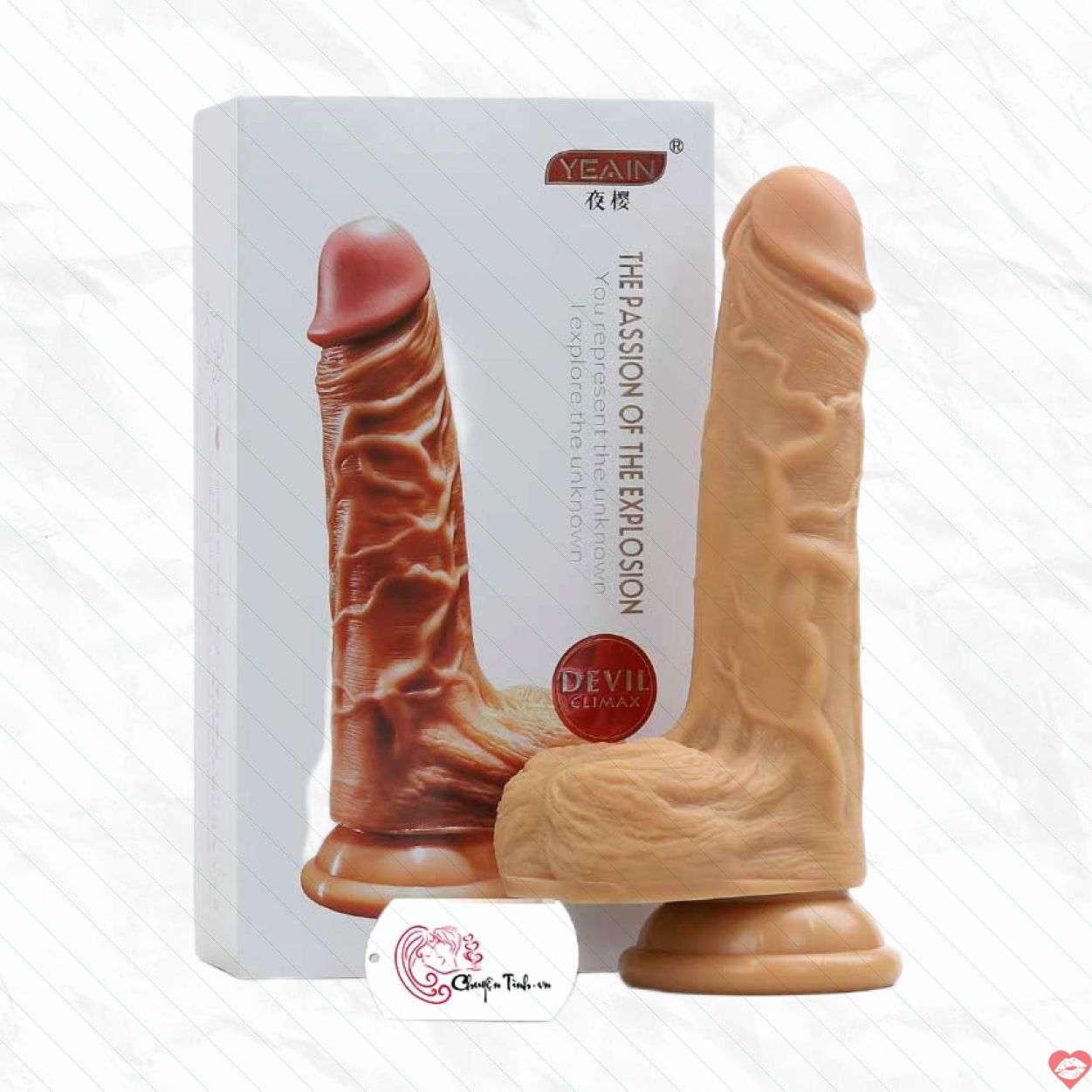 Dương Vật Giả Rung Thụt Gắn Tường YEAIN Devil Climax Kích Thích 
