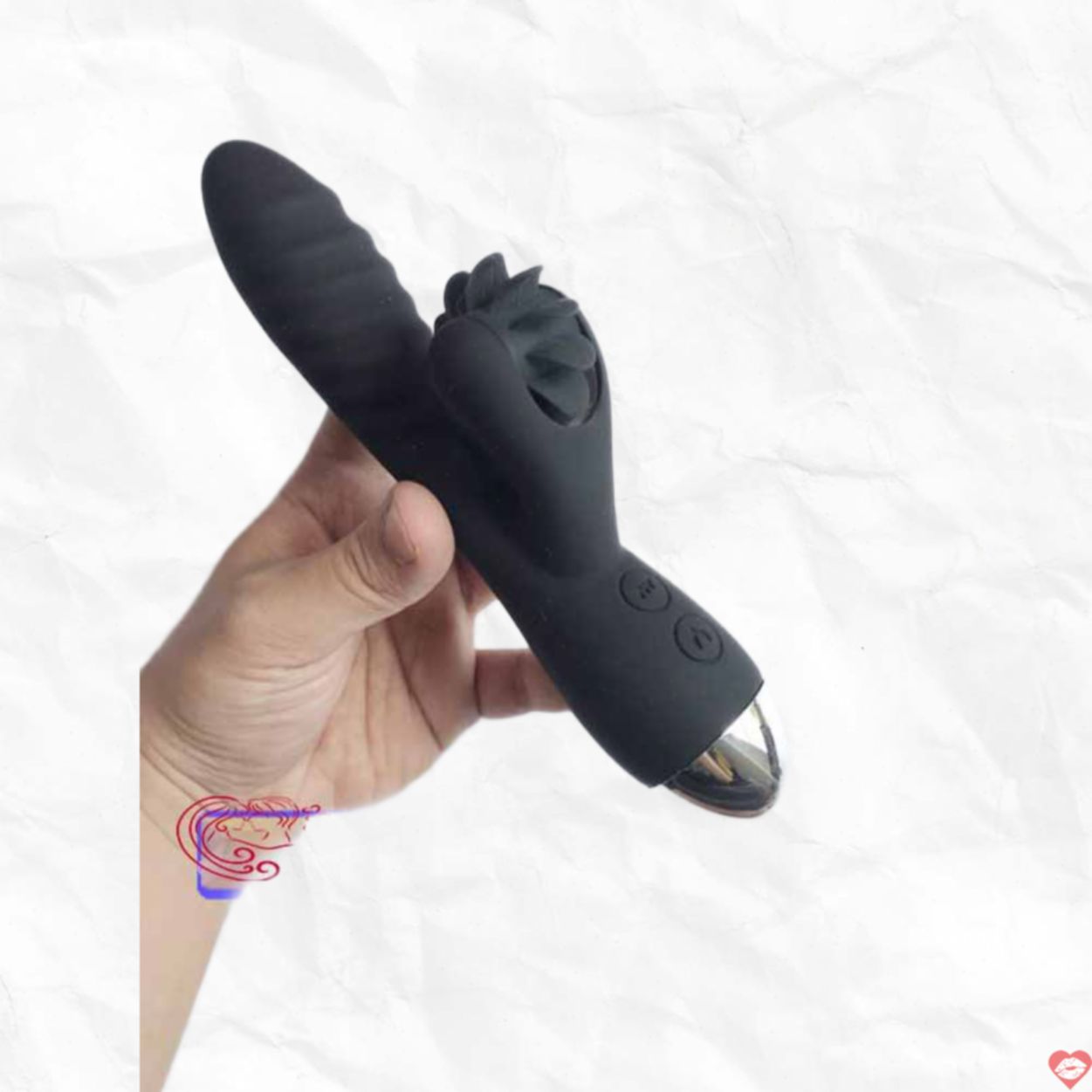 Dương vật tỏa nhiệt rung liếm 12 chế độ