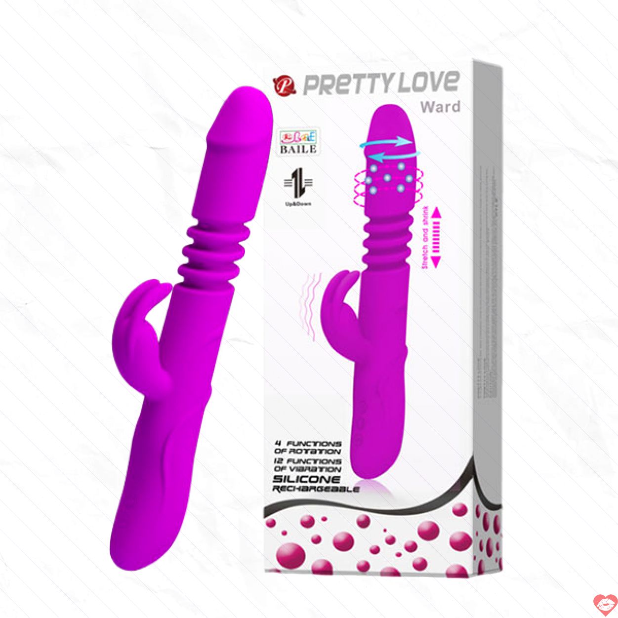 Dương Vật Giả Pretty Love Ward Rung Thụt Đa Năng Pin Sạc Mạnh
 