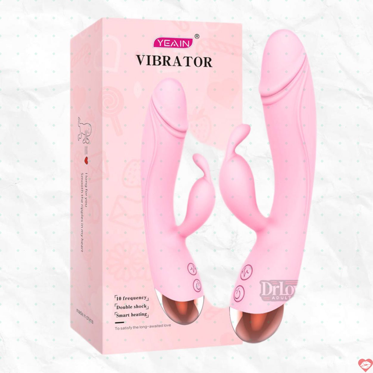 Dương Vật Giả Rung Yeain 10 Chế Độ Sưởi Ấm Mềm Mại
 