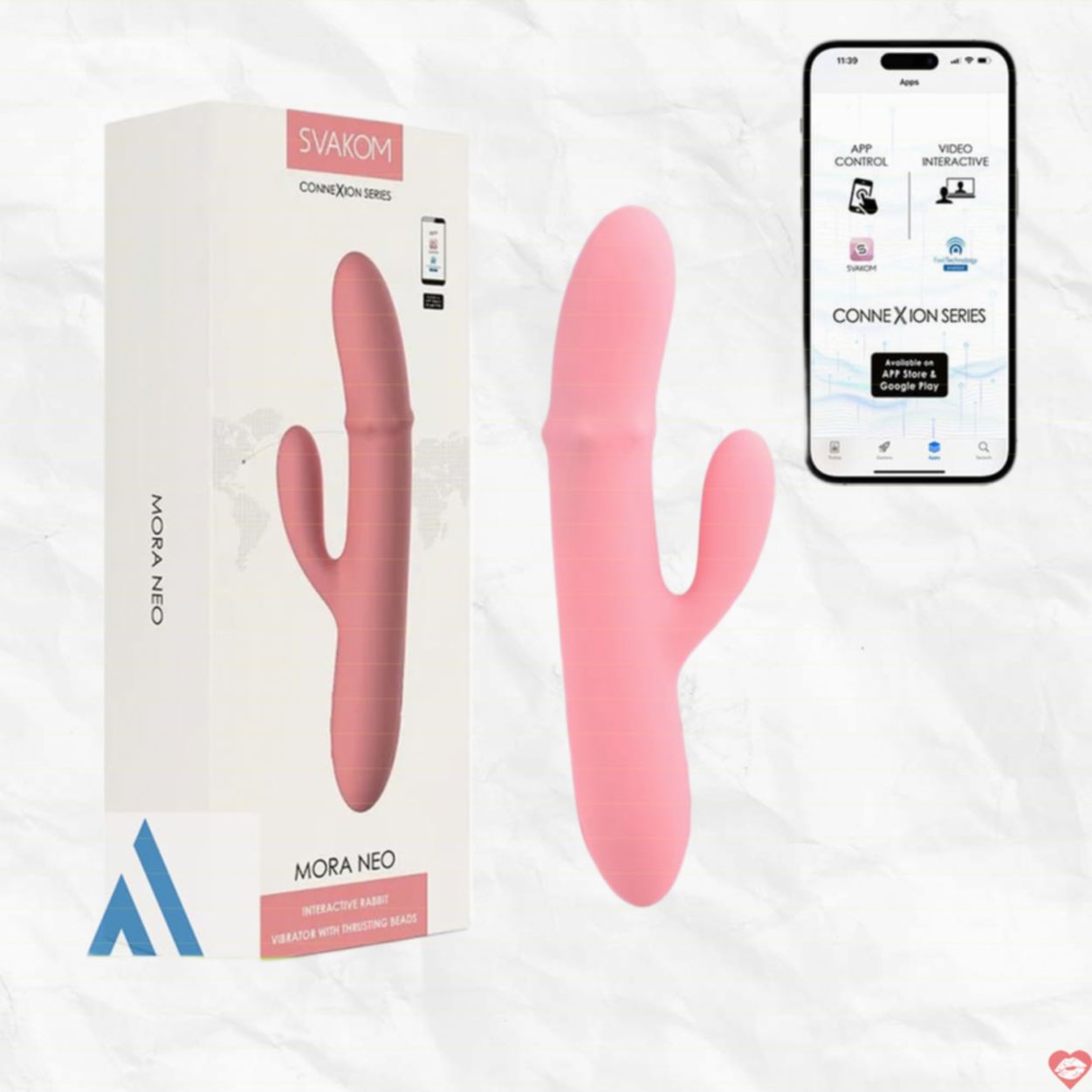 Svakom Mora Neo Gậy Massage Gai Di Chuyển App Điều Khiển 