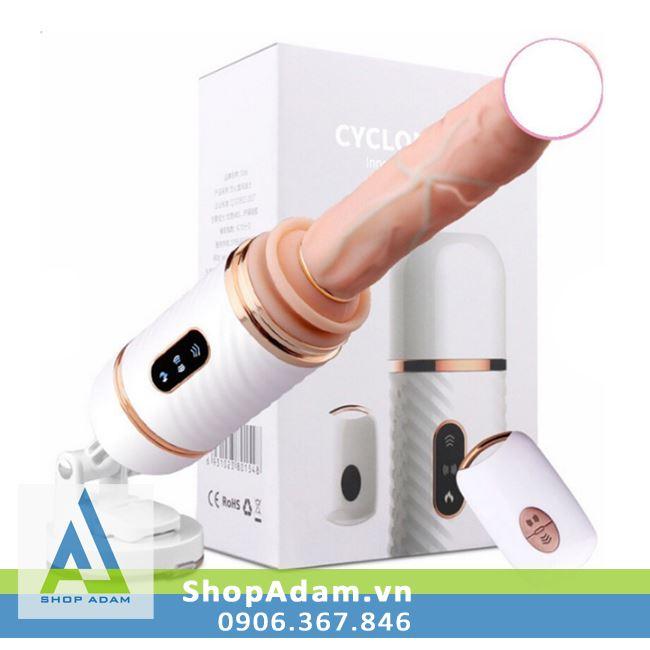 Dụng cụ tình dục Cyclone Fire siêu rung thụt nóng kích thích mạnh