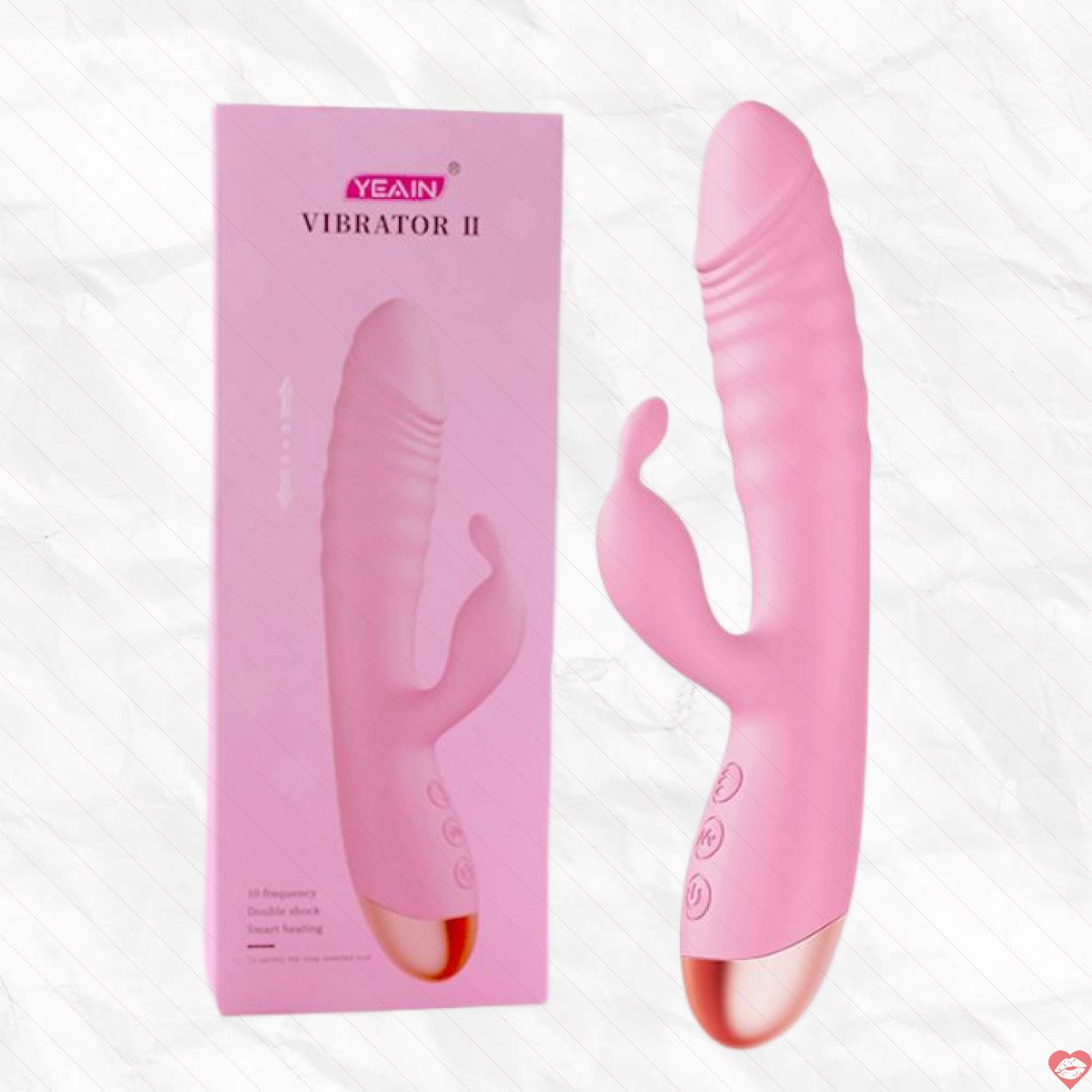 Dương vật giả rung thụt sưởi ấm Yeain Deformed Rabbit II độc đáo, mạnh mẽ 