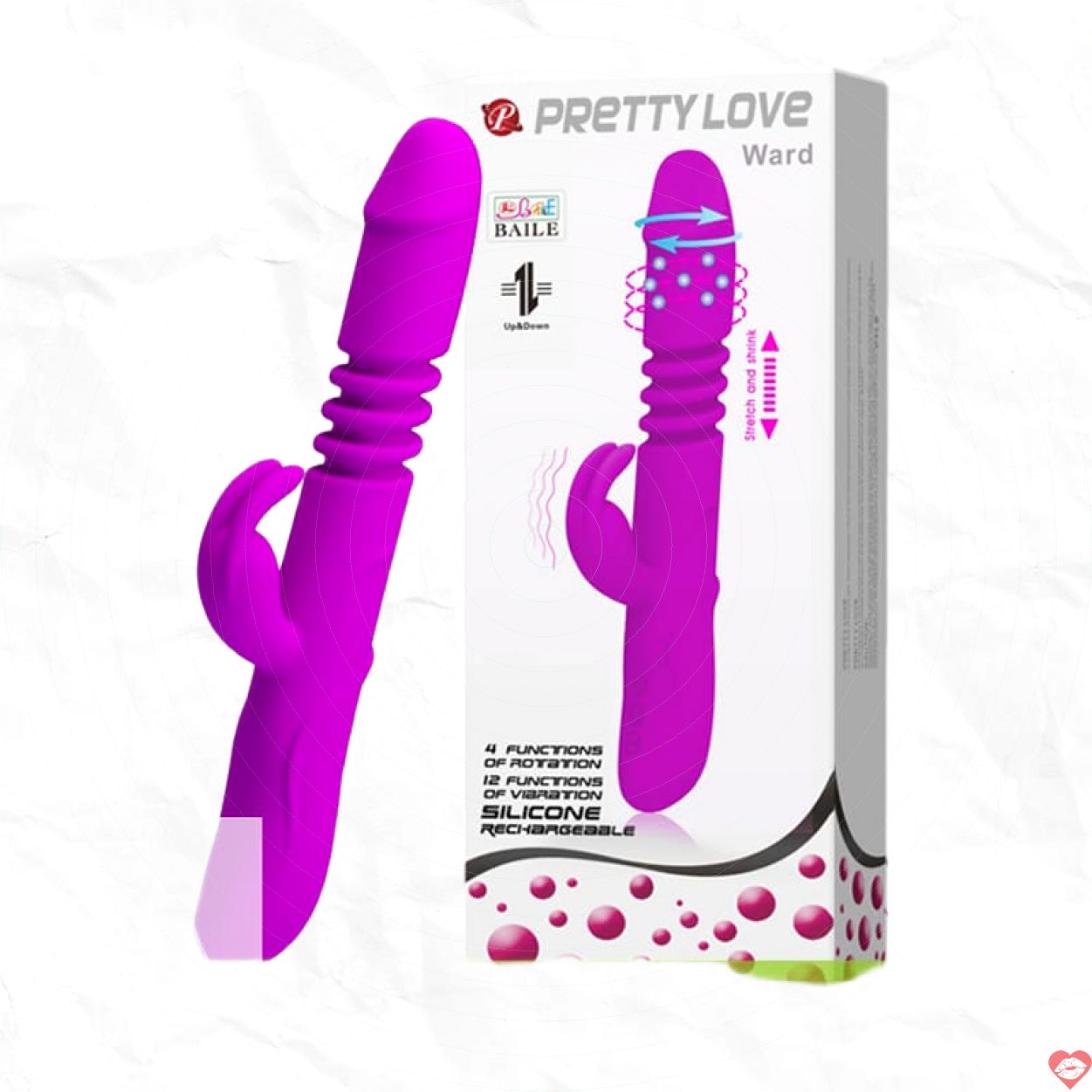 Đồ chơi tình dục Pretty Love Ward rung ngoáy kích thích mạnh mẽ 