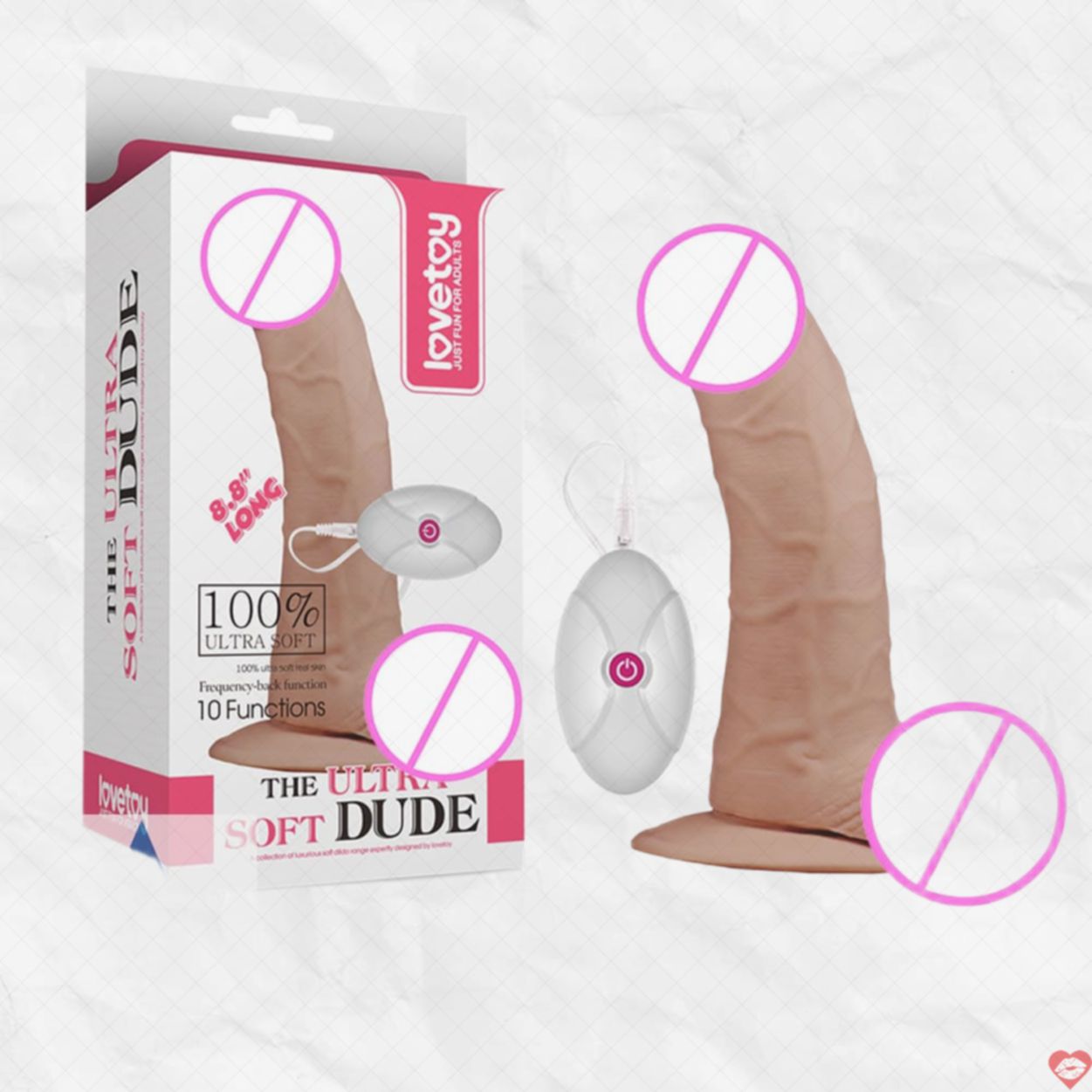 Dương vật giả siêu rung Lovetoy Ultra Soft Dude 8.8 kích thước lớn mua ngay 