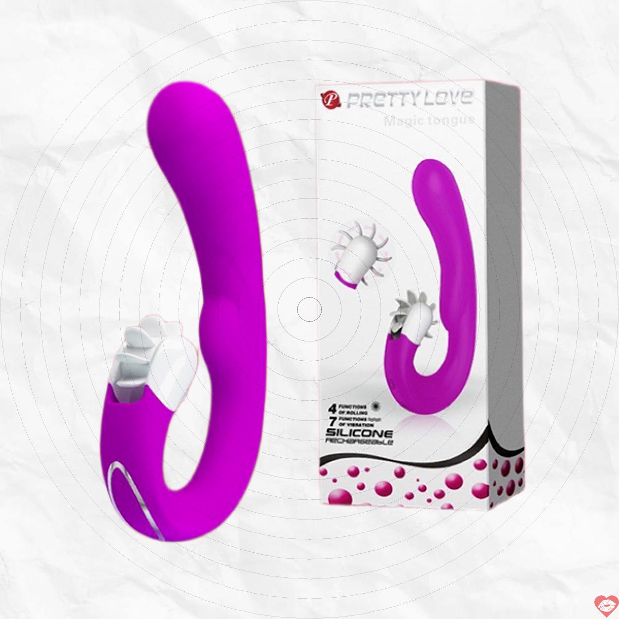 Dương vật giả kết hợp lưỡi rung liếm âm vật Magic Tongue