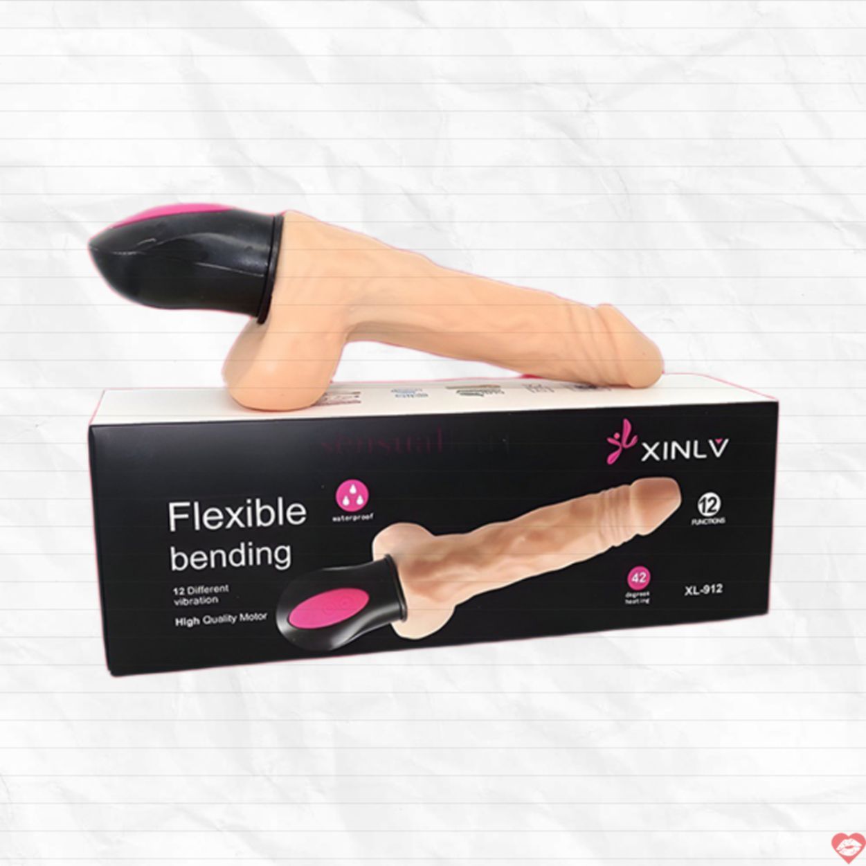 Dương vật giả XINLV XL-912 rung 12 chế độ phát nhiệt