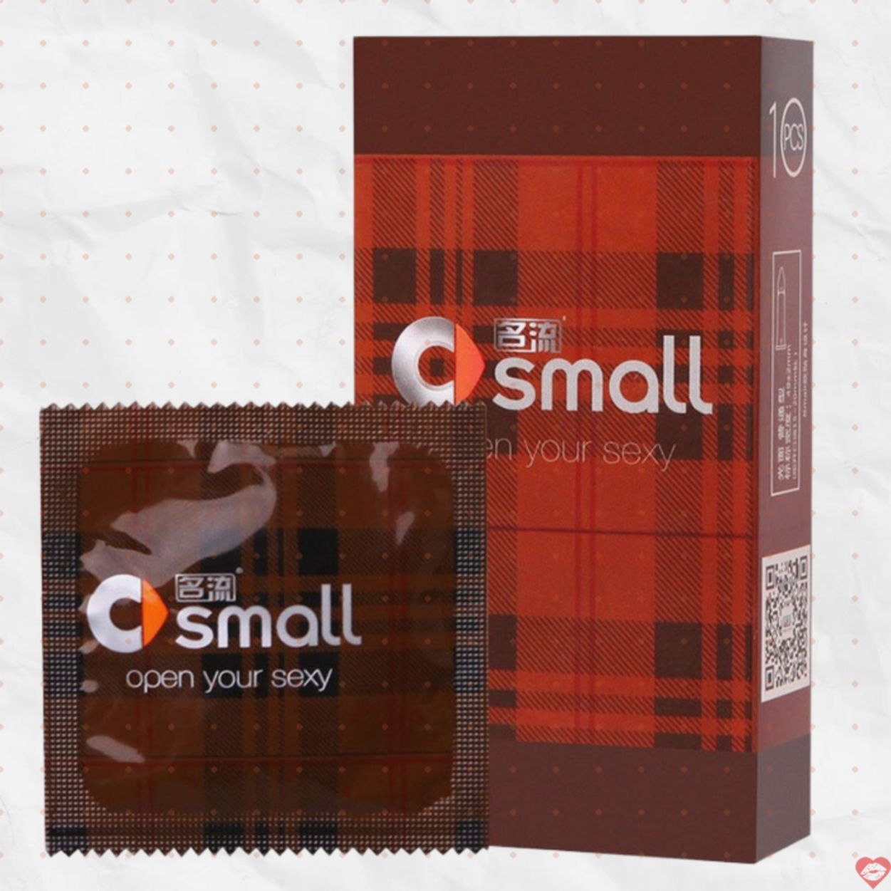 Bao cao su small miết chặt cậu bé