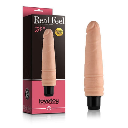 Dương vật giả Lovetoy Real Feel- mềm mịn như thật  rung kích thích
