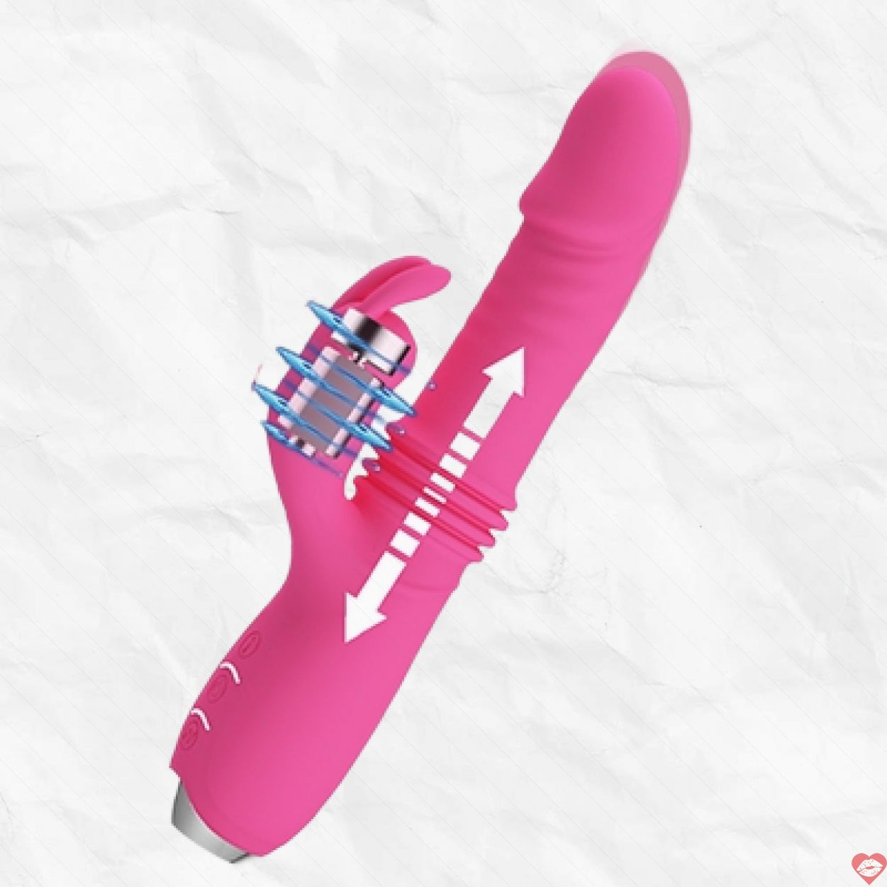 Dương vật giả mini PrettyLove Dorathy rung mạnh kích thích sướng 