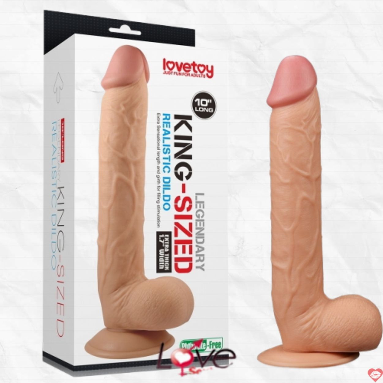 Dương vật giả Lovetoy King size lớn siêu mềm mượt hấp dẫn  
