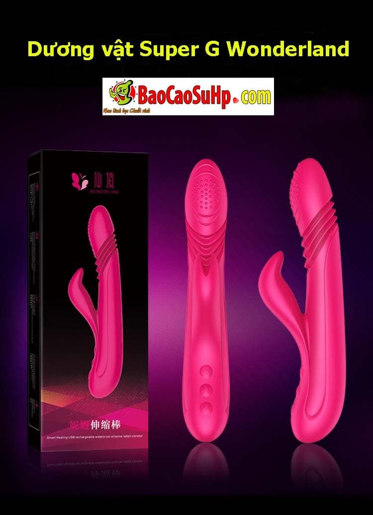 Sextoy dương vật super G Wonderland rung  thụt phát nhiệt