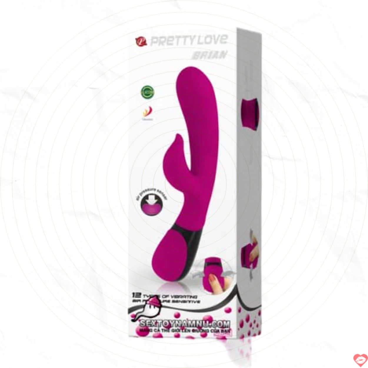 Pretty Love Brian 12 Chế Độ Rung Tình Yêu Kích Thích Mua Ngay 