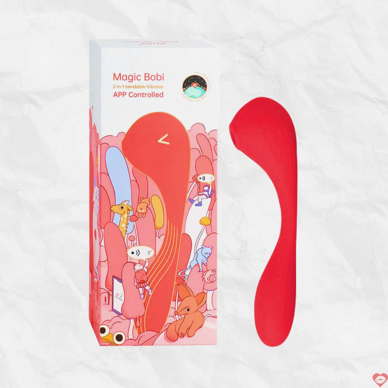 Máy massage Magic Motion Bobi Đỏ hiệu quả thư giãn, giảm căng thẳng 
