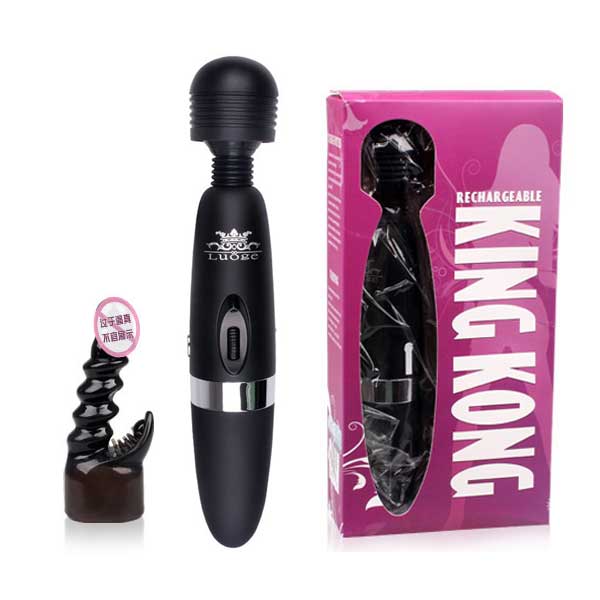 Chày Rung Massage Luoge King Kong Kèm Đầu DV Giả Kích Thích Sâu