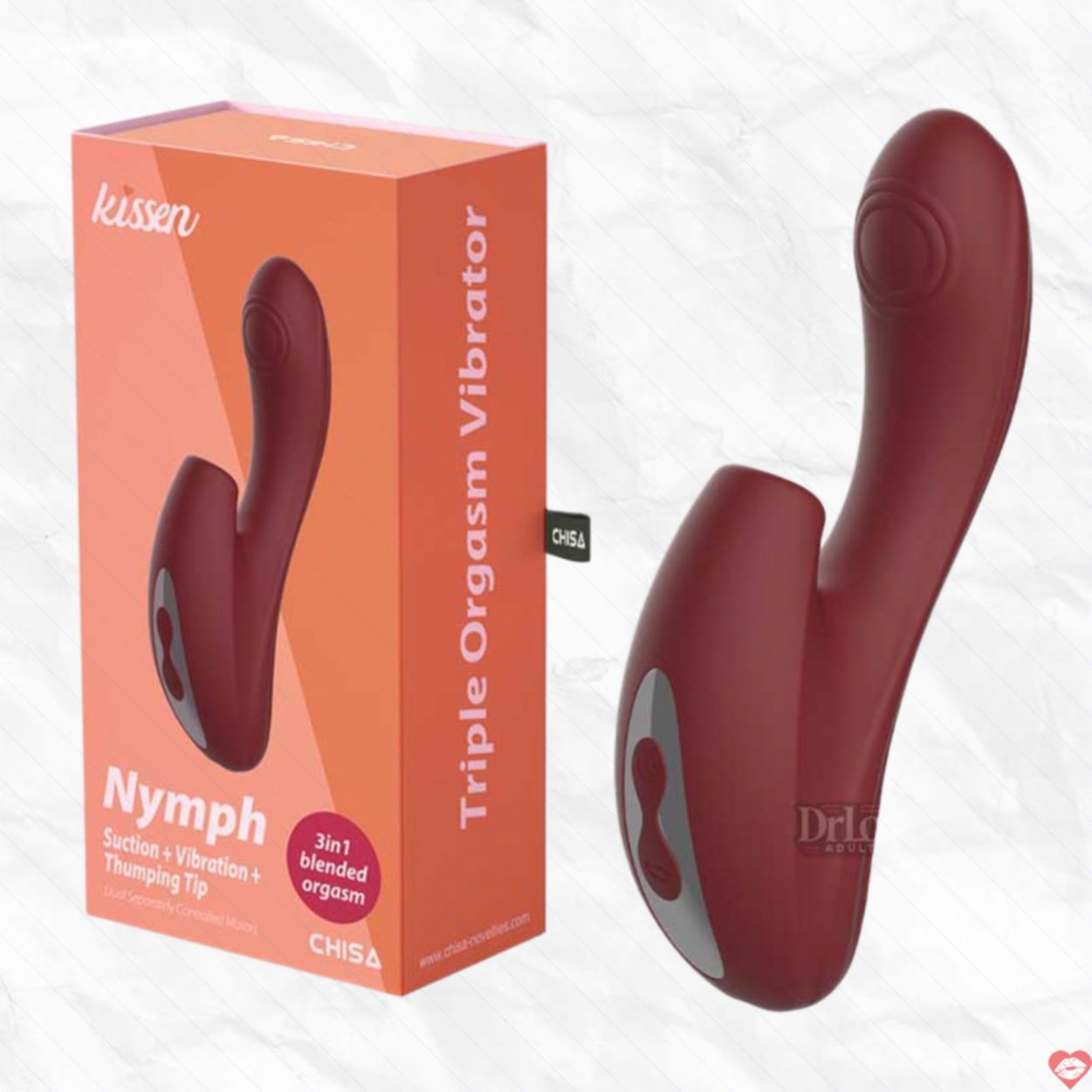 Máy Rung Kissen Nymph Rung Hút 3in1 Kích Thích Cực Mạnh 