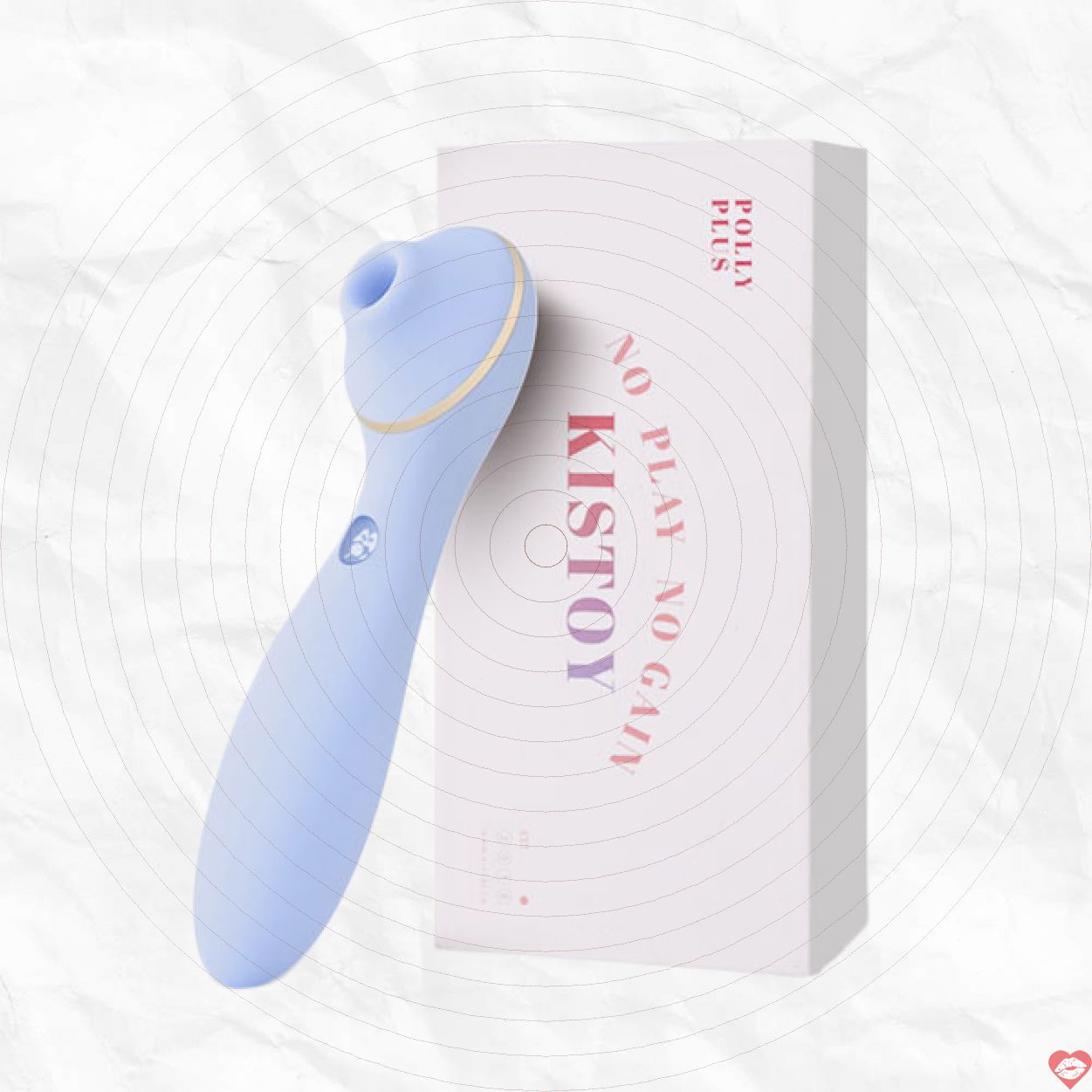 Máy Massage Kisstoy Polly Plus 2in1 Rung Hút Âm Vật Cao Cấp 